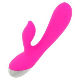 OHMAMA VIBRADOR CON RABBIT 10 MODOS DE VIBRACIaN 19 CM