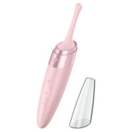 SATISFYER TWIRLING DELIGHT ESTIMULADOR CLITORIS ROSA