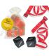 INEDIT KIT BOLSA ORGANZA ATADURAS ROJO