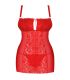 OBSESSIVE BLOSSMINA CHEMISE Y TANGA 6XL 7XL