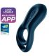 SATISFYER EPIC DUO ANILLO VIBRADOR APP AZUL