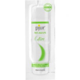 PJUR WOMAN ALOE LUBRICANTE BASE AGUA 2 ML