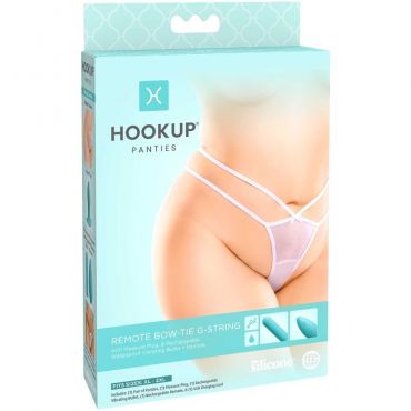 HOOK UP PANTIES REMOTE BOW TIE G STRING TALLA XL XXL