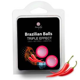 SECRETPLAY SET 2 BRAZILIAN BALLS TRIPLE EFECTO