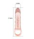 BAILE FUNDA EXTENSORA PENE CON STRAP PARA TESTICULOS 135 CM