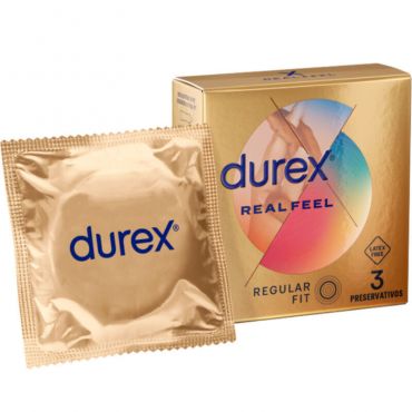 DUREX REAL FEEL PRESERVATIVOS 3 UNIDADES