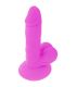 DIVERSIA DILDO FLEXIBLE CON VIBRACION MORADO 17 CM O 33 CM