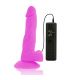 DIVERSIA DILDO FLEXIBLE CON VIBRACIaN LILA 18 CM O 4 CM