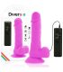 DIVERSIA DILDO FLEXIBLE CON VIBRACION LILA 205 CM O 42 CM