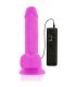 DIVERSIA DILDO FLEXIBLE CON VIBRACION LILA 205 CM O 42 CM