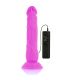 DIVERSIA DILDO FLEXIBLE CON VIBRACION LILA 21 CM O 49 CM