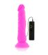 DIVERSIA DILDO FLEXIBLE CON VIBRACION LILA 21 CM O 49 CM