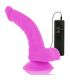 DIVERSIA DILDO FLEXIBLE CON VIBRACION LILA 215 CM O 45 CM