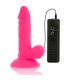 DIVERSIA DILDO FLEXIBLE CON VIBRACION ROSA 17 CM O 33 CM