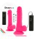 DIVERSIA DILDO FLEXIBLE CON VIBRACION ROSA 205 CM O 42 CM