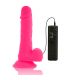 DIVERSIA DILDO FLEXIBLE CON VIBRACION ROSA 205 CM O 42 CM