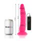 DIVERSIA DILDO FLEXIBLE CON VIBRACION ROSA 21 CM O 49 CM