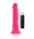 DIVERSIA DILDO FLEXIBLE CON VIBRACION ROSA 21 CM O 49 CM