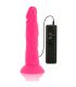 DIVERSIA DILDO FLEXIBLE CON VIBRACION ROSA 23 CM O 43 CM