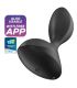 SATISFYER SWEET SEAL PLUG VIBRADOR APP NEGRO