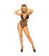 LEG AVENUE BODY DE ENCAJES TALLA UNICA NEGRO