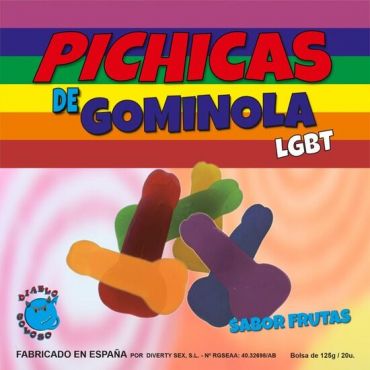 PRIDE PICHITAS DE GOMINOLA FRUTAS LGBT