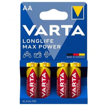 VARTA MAX POWER PILA ALCALINA AA LR6 BLISTER4