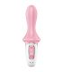 SATISFYER AIR PUMP BOOTY 5 VIBRADOR ANAL INFLABLE ROSA