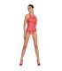 PASSION WOMAN BS087 BODYSTOCKING ROJO TALLA UNICA