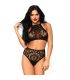 LEG AVENUE SET 2 PIEZAS TOP Y PANTIES M L