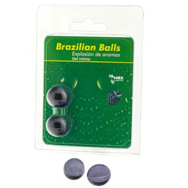 TALOKA BRAZILIAN BALLS GEL aNTIMO FRUTAS DEL BOSQUE 2 BOLAS