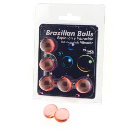 TALOKA BRAZILIAN BALLS GEL EXCITANTE EFECTO VIBRACIaN 5 BOLAS