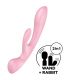 SATISFYER TRIPLE OH VIBRADOR HaBRIDO ROSA