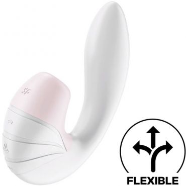 SATISFYER SUPERNOVA ESTIMULADOR Y VIBRADOR BLANCO