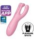 SATISFYER THREESOME 4 VIBRADOR APP ROSA