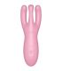 SATISFYER THREESOME 4 VIBRADOR APP ROSA