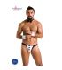 PASSION 036 SLIP ALFROJO NEGRO S M