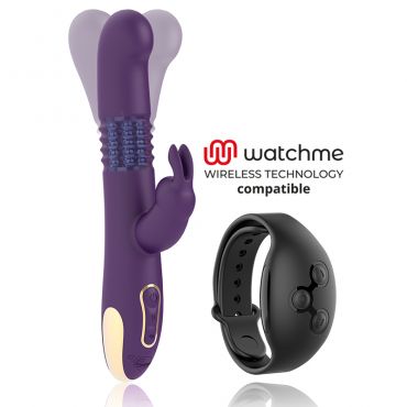 TREASURE BASTIAN RABBIT UP DOWN ROTATOR VIBRATOR COMPATIBLE CON WATCHME WIRELESS TECHNOLOGY