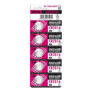 MAXELL PILA BOTON LITIO CR2016 3V BLISTER5