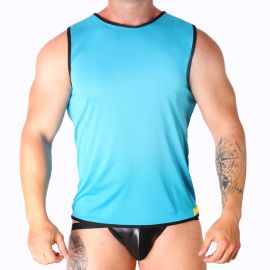 MACHO CAMISETA AZUL S M