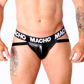 MACHO MX25NC JOCK CUERO NEGRO S