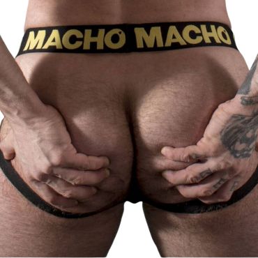 MACHO MX25AC JOCK CUERO AMARILLO S