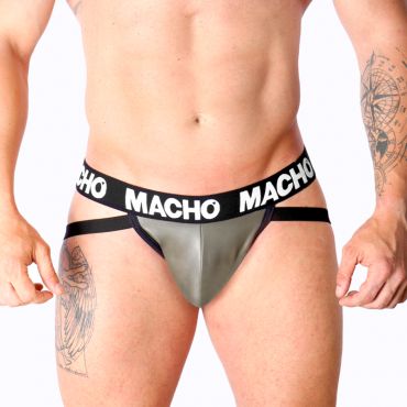 MACHO MX27GR JOCK CUERO GRIS BEIGE S