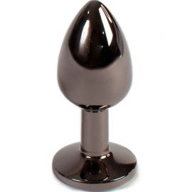 SECRETPLAY GUNMETAL BUTT PLUG TALLA S 7 CM