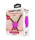 PRETTY LOVE MASAJEADOR DE CLITORIS HEARTBEAT 10 MODOS DE VIBRACION MORADO