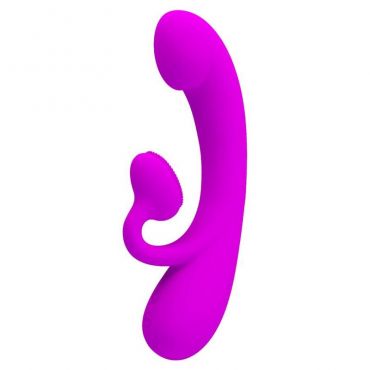 PRETTY LOVE SINCERE VIBRADOR Y SUCCIONADOR DE CLITORIS SILICONA MORADO