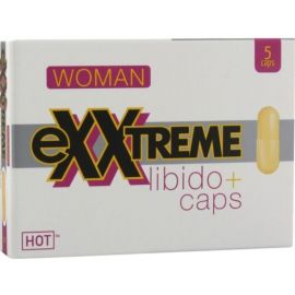 HOT EXXTREME CaPSULAS AUMENTO LaBIDO MUJER 5 CPS