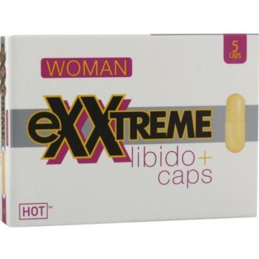 HOT EXXTREME CaPSULAS AUMENTO LaBIDO MUJER 5 CPS