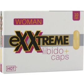 HOT EXXTREME CaPSULAS AUMENTO LaBIDO MUJER 10 CPS