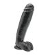 GET REAL DILDO 255 CM CON TESTICULOS NEGRO